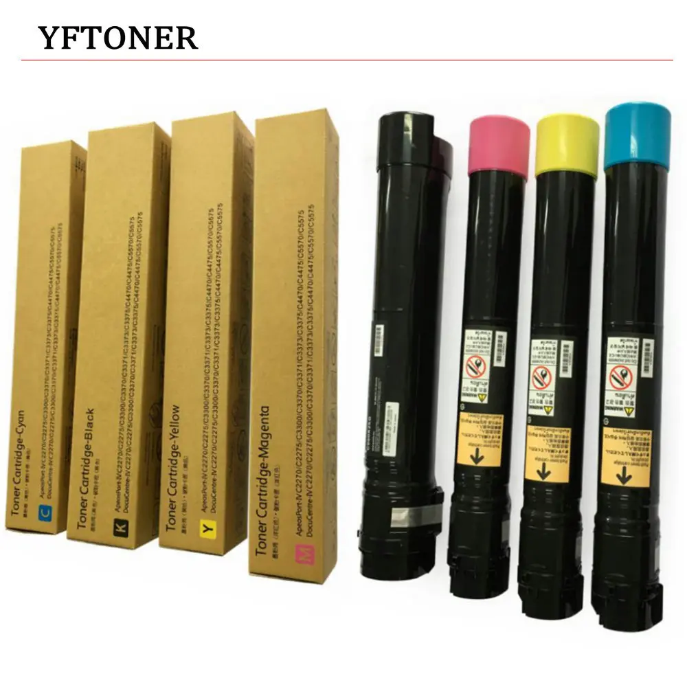 YFTONER Laser Toner Cartridge for Xerox (CT201370)(CT201371)(CT201372)(CT201373) C2270 2275 3370 3375 4470 4475 3371 Printer
YFTONER Laser Toner Cartridge for Xerox (CT201370)(CT201371)(CT201372)(CT201373) C2270 2275 3370 3375 4470 4475 3371 Printer