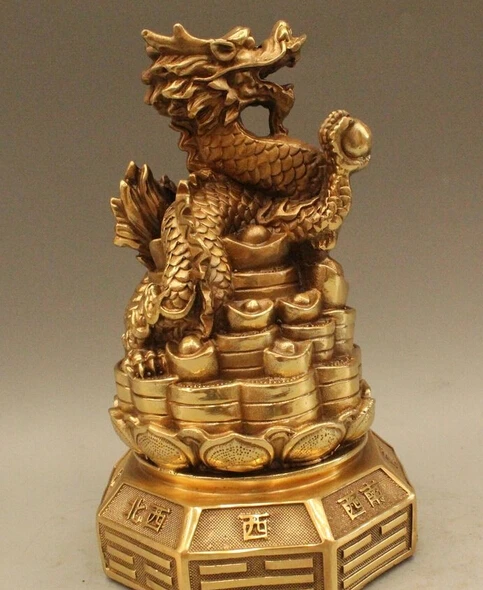 Details about 8" Chinese Fengshui Brass Zodiac Year Dragon Coin Yuanbao Money Wealth Statue R0715 B0403
Details about 8" Chinese Fengshui Brass Zodiac Year Dragon Coin Yuanbao Money Wealth Statue R0715 B0403