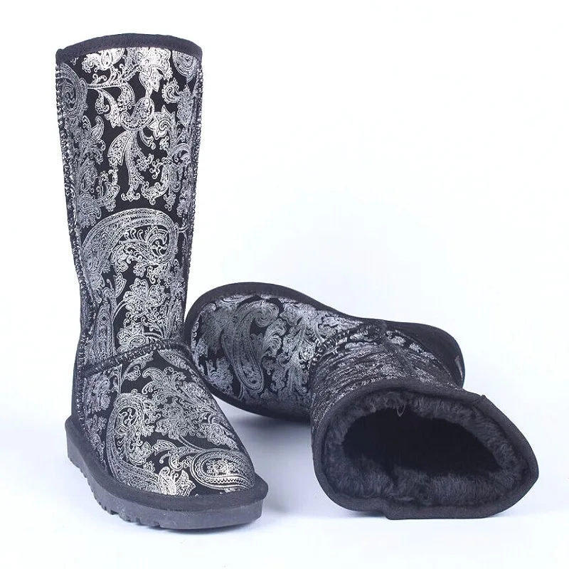 New Genuine leather Fur Snow boots women Top High quality Australia Boots Winter Boots for women Warm Botas Mujer Print Boots
New Genuine leather Fur Snow boots women Top High quality Australia Boots Winter Boots for women Warm Botas Mujer Print Boots