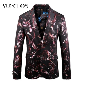 YUNCLOS New Men's Blazer Wedding Party Slim Fit Suit Jackets High Quality Printed Perform Suits Blazer Jackets for Men
YUNCLOS New Men's Blazer Wedding Party Slim Fit Suit Jackets High Quality Printed Perform Suits Blazer Jackets for Men