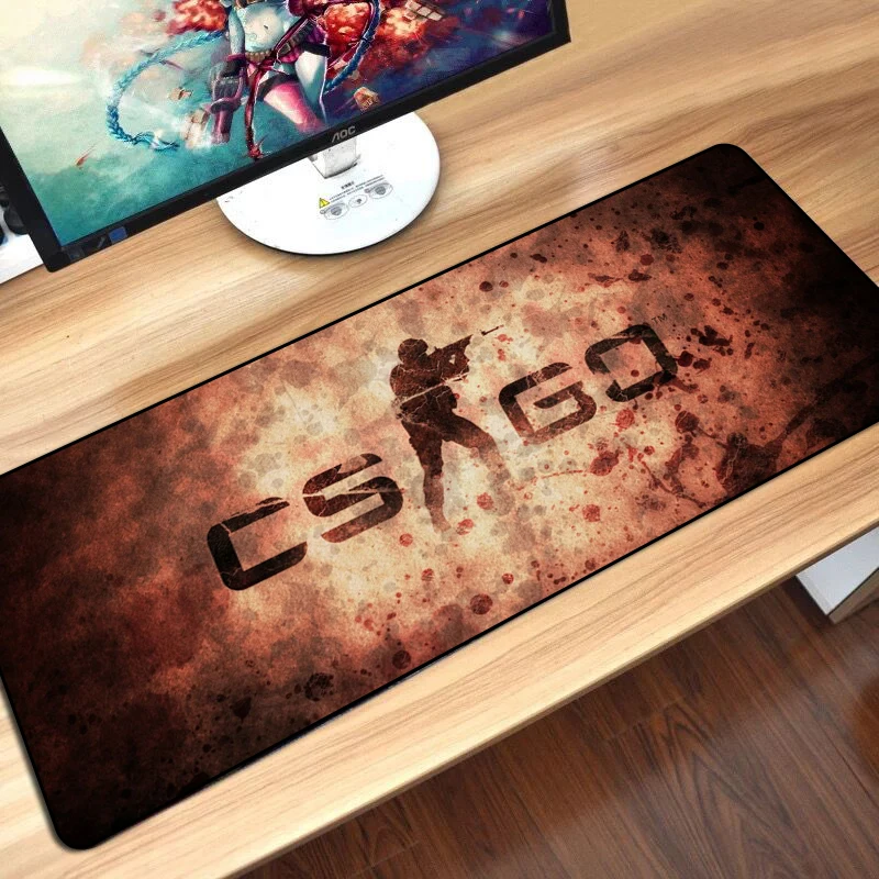 Большой игровой коврик для мыши CS GO Hyper Beast AWP Boyfriend Gifts Gamer большой компьютерный Csgo