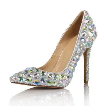 woman large diamonds High heel party shoes colorful glass rhinestones wedding shoes crystal high heel dress stilettos woman
woman large diamonds High heel party shoes colorful glass rhinestones wedding shoes crystal high heel dress stilettos woman