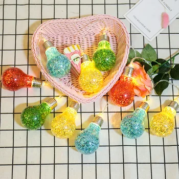 2018 New Edison Bulb LED String Light Colored Particle Bulb Ball String Light Christmas home decoration lights free shipping
2018 New Edison Bulb LED String Light Colored Particle Bulb Ball String Light Christmas home decoration lights free shipping