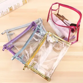 Transparent Bag Cosmetic Laser Women Makeup Bag Handbag Portable Travel Organizer Pouch Toiletry Kit Bag Make Up Neceser Mujer
Transparent Bag Cosmetic Laser Women Makeup Bag Handbag Portable Travel Organizer Pouch Toiletry Kit Bag Make Up Neceser Mujer