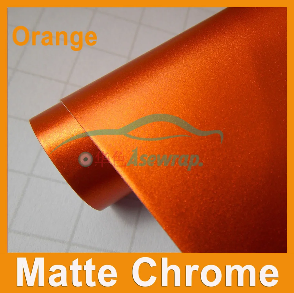 Image High Quality Satin Metallic Matte Chrome Red Vinyl Wrap Film Roll Bubble Free For Car Styling Size1.52*0.3M Roll