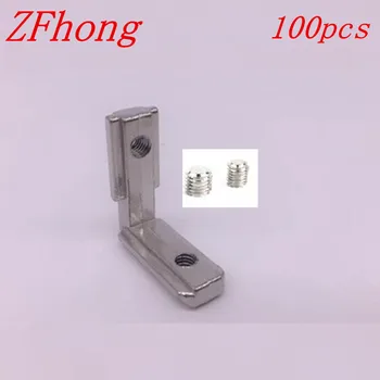 100pcs 20 series T Slot L Shape Interior Corner Connector Joint for 2020 Aluminum Profile Accessories Bracket with m5 screw
100pcs 20 series T Slot L Shape Interior Corner Connector Joint for 2020 Aluminum Profile Accessories Bracket with m5 screw