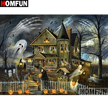 HOMFUN Full Square/Round Drill 5D DIY Diamond Painting "Haunted house" Embroidery Cross Stitch 5D Home Decor Gift A16357
HOMFUN Full Square/Round Drill 5D DIY Diamond Painting "Haunted house" Embroidery Cross Stitch 5D Home Decor Gift A16357