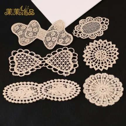 10 X Gold Silk Lace Applique Lace Flower Hair Material Handmade DIY Craft Wedding Dress Hair Costume Accessories
10 X Gold Silk Lace Applique Lace Flower Hair Material Handmade DIY Craft Wedding Dress Hair Costume Accessories