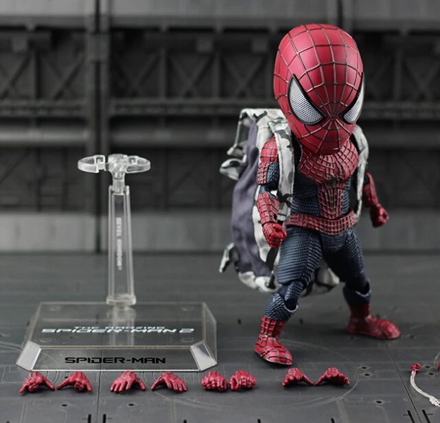 NEW hot 18cm Spider-Man Homecoming avengers Q version action figure toys Spiderman Christmas gift doll with box
NEW hot 18cm Spider-Man Homecoming avengers Q version action figure toys Spiderman Christmas gift doll with box