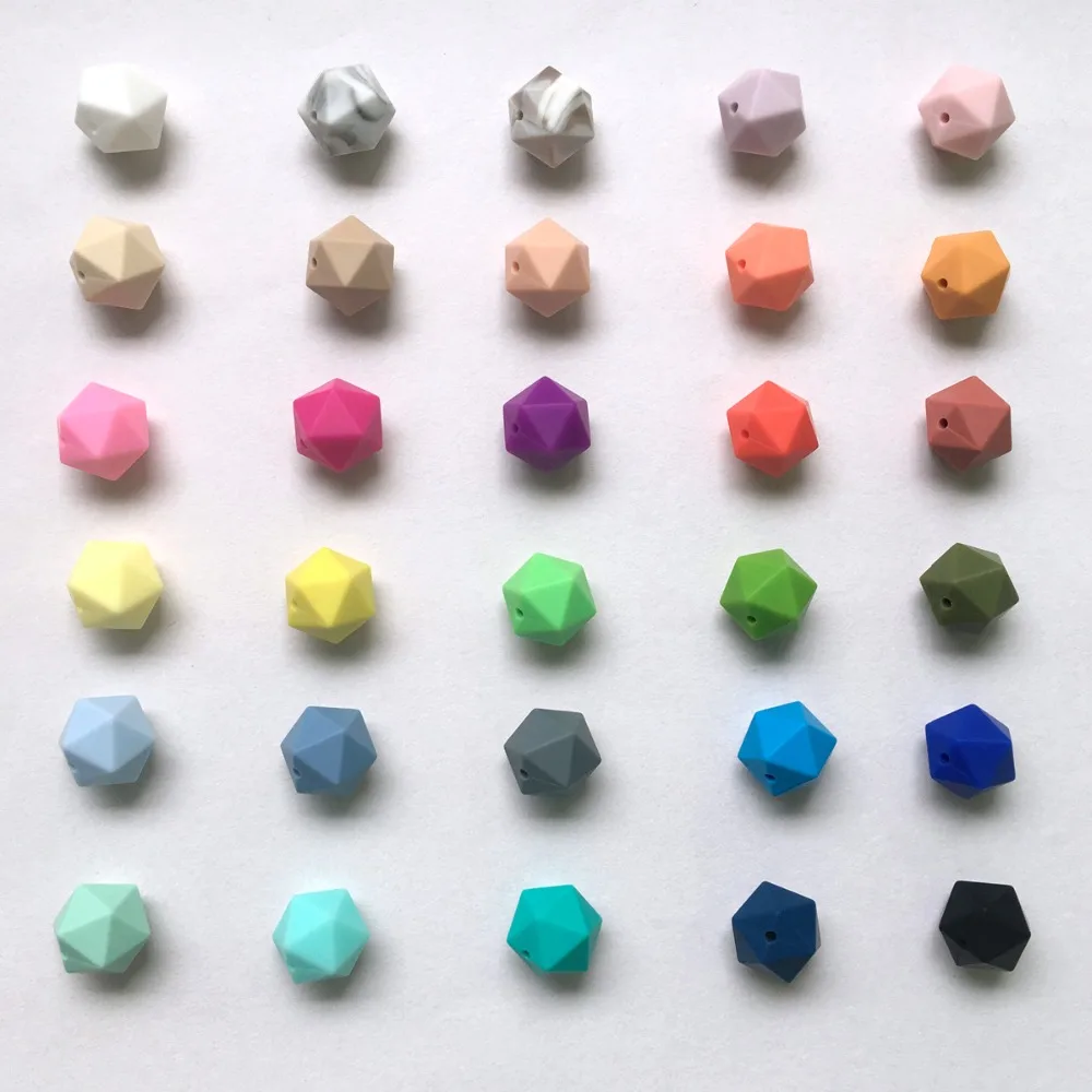 1 piece 21.5mm Icosahedron Silicone Loose Beads BPA Free 100% Food Grade Silicone Icosahedron Beads Teething Baby Chew Beads
1 piece 21.5mm Icosahedron Silicone Loose Beads BPA Free 100% Food Grade Silicone Icosahedron Beads Teething Baby Chew Beads