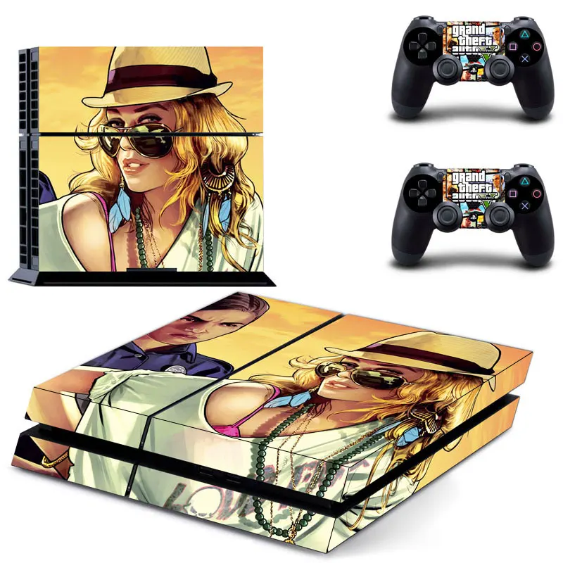 GTA 5 PS4 SKIN GRAND THEFT AUTO V Sticker Cover for Sony PS4 PlayStation 4 and 2 controller skins
GTA 5 PS4 SKIN GRAND THEFT AUTO V Sticker Cover for Sony PS4 PlayStation 4 and 2 controller skins
