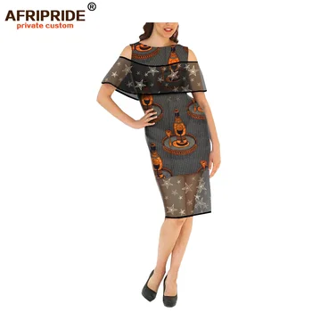 2019 african dashiki summer women dress AFRIPRIDE bazin riche sleeveless knee length pencil dress for women with lace A1825103
2019 african dashiki summer women dress AFRIPRIDE bazin riche sleeveless knee length pencil dress for women with lace A1825103