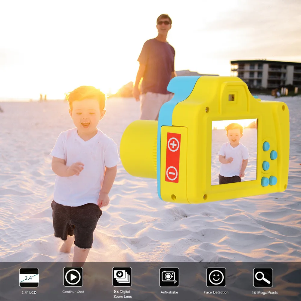 2.4HD Screen KId Camera 16MP Anti-Shake Face Detection Camcorder Christmas Camera gift O.17
2.4HD Screen KId Camera 16MP Anti-Shake Face Detection Camcorder Christmas Camera gift O.17