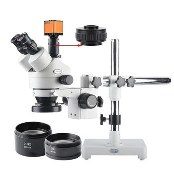 3.5-90X Magnification 16MP Industrial Microscope Camera HD HDMI/USB Digital Trinocular LED Boom Stand Stereo Microscope 0.5/2.0X
3.5-90X Magnification 16MP Industrial Microscope Camera HD HDMI/USB Digital Trinocular LED Boom Stand Stereo Microscope 0.5/2.0X