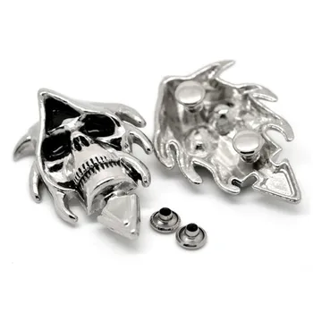 5 Sets Silver Tone Punk Skull Sketon Studs Spots Spike Rivets DIY Crafts Making 5.3x3.6cm
5 Sets Silver Tone Punk Skull Sketon Studs Spots Spike Rivets DIY Crafts Making 5.3x3.6cm