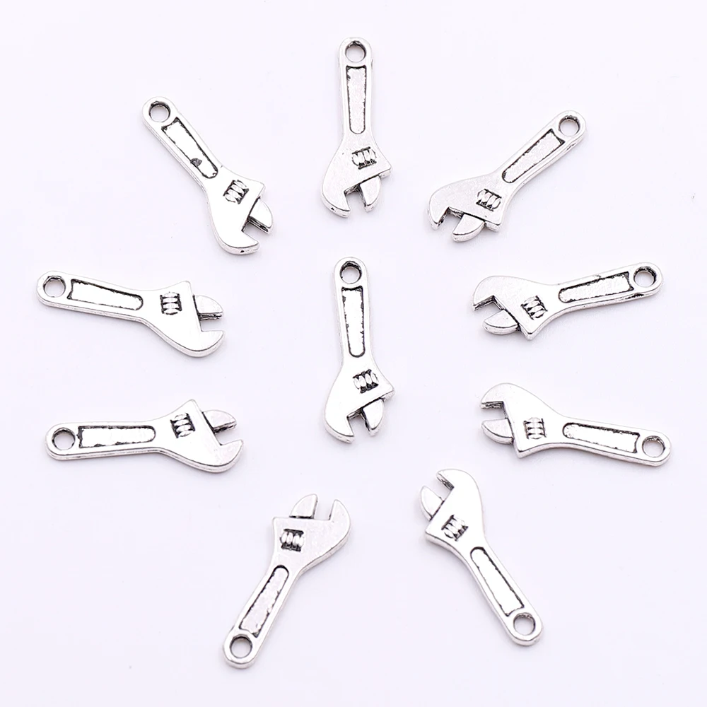 Wholesale 10pcs Wrench Pendants Charms for Jewelry Making DIY Craft Charms Accessories for Jewelry Bracelets Necklaces Making
Wholesale 10pcs Wrench Pendants Charms for Jewelry Making DIY Craft Charms Accessories for Jewelry Bracelets Necklaces Making
