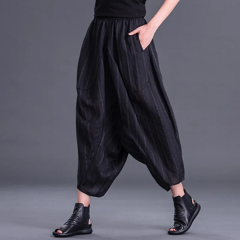 SuperAen Summer Pants Female 2019 New Pluz Size Loose Nine Points Harem Pants Loose Casual Pants
SuperAen Summer Pants Female 2019 New Pluz Size Loose Nine Points Harem Pants Loose Casual Pants