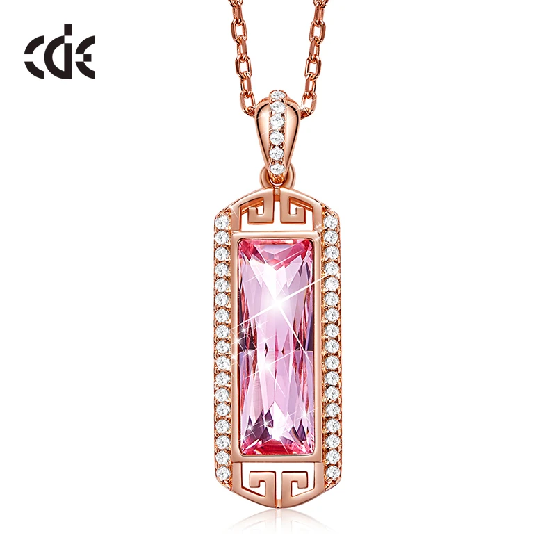 CDE Crystal from Swarovski Necklace Women S925 Sterling Silver Fine Necklace Fashion Purple light Valentine's Day Jewelry gift
CDE Crystal from Swarovski Necklace Women S925 Sterling Silver Fine Necklace Fashion Purple light Valentine's Day Jewelry gift