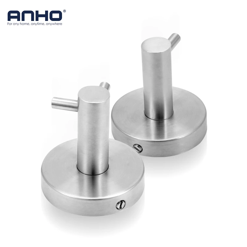 ANHO Robe Stainless Steel Wall Hook Hanging Hanger for Bathroom Hardware Product Bathroom Accessories Clothes Towel Holder
ANHO Robe Stainless Steel Wall Hook Hanging Hanger for Bathroom Hardware Product Bathroom Accessories Clothes Towel Holder