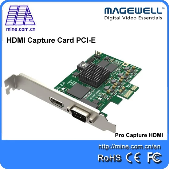 Magewell Pro Capture HDMI Generation 2 cctv pcie video capture card h.264 fulled 2048P sdi dvr standard h.264 dvr card 
Magewell Pro Capture HDMI Generation 2 cctv pcie video capture card h.264 fulled 2048P sdi dvr standard h.264 dvr card