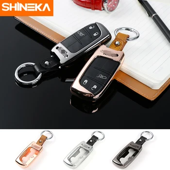 SHINEKA Car Key Case Key Shell Cover Ring Keychain Key Chain For Jeep Renegade 2016-2019 Grand Cherokee 2014
SHINEKA Car Key Case Key Shell Cover Ring Keychain Key Chain For Jeep Renegade 2016-2019 Grand Cherokee 2014