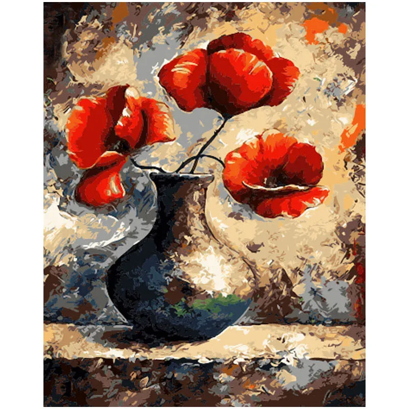 Poppy Vase Hand Made Paint High Quality Canvas Beautiful Painting By Numbers Surprise Gift Great Accomplishment
Poppy Vase Hand Made Paint High Quality Canvas Beautiful Painting By Numbers Surprise Gift Great Accomplishment