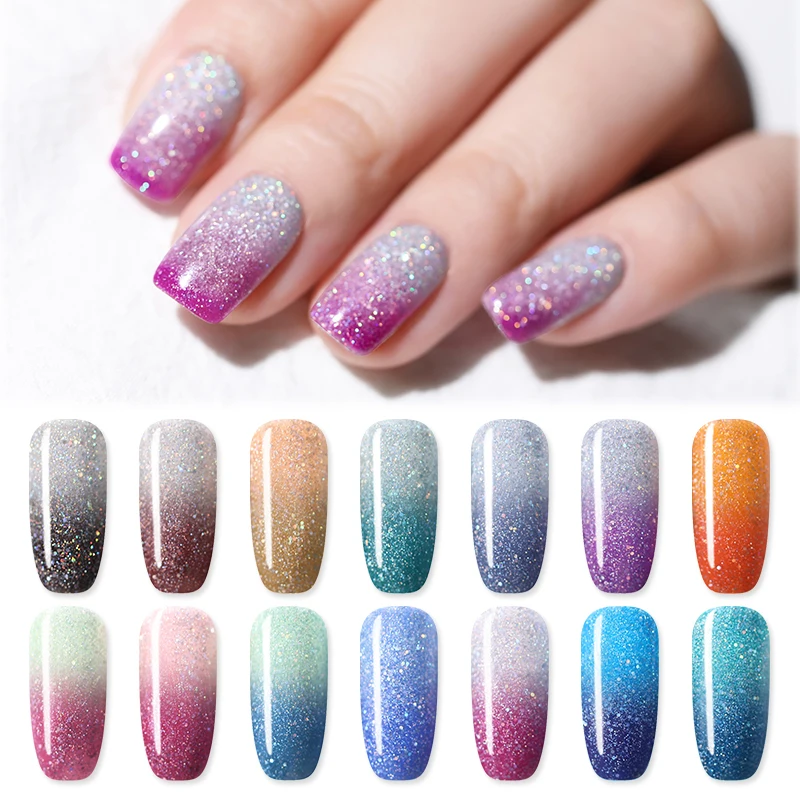 UR SUGAR Winter Temperature Color Change Nail Polish Thermal Chameleon Dimond UV Gel Polish Hybrid Lacquer Varnish
UR SUGAR Winter Temperature Color Change Nail Polish Thermal Chameleon Dimond UV Gel Polish Hybrid Lacquer Varnish