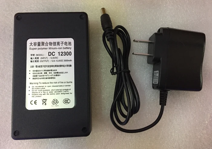 MasterFire DC 12V 3000mAh Rechargeable Portable Battery Lithium-ion Batteries Pack for CCTV Camera Transmitter DC 12300
MasterFire DC 12V 3000mAh Rechargeable Portable Battery Lithium-ion Batteries Pack for CCTV Camera Transmitter DC 12300