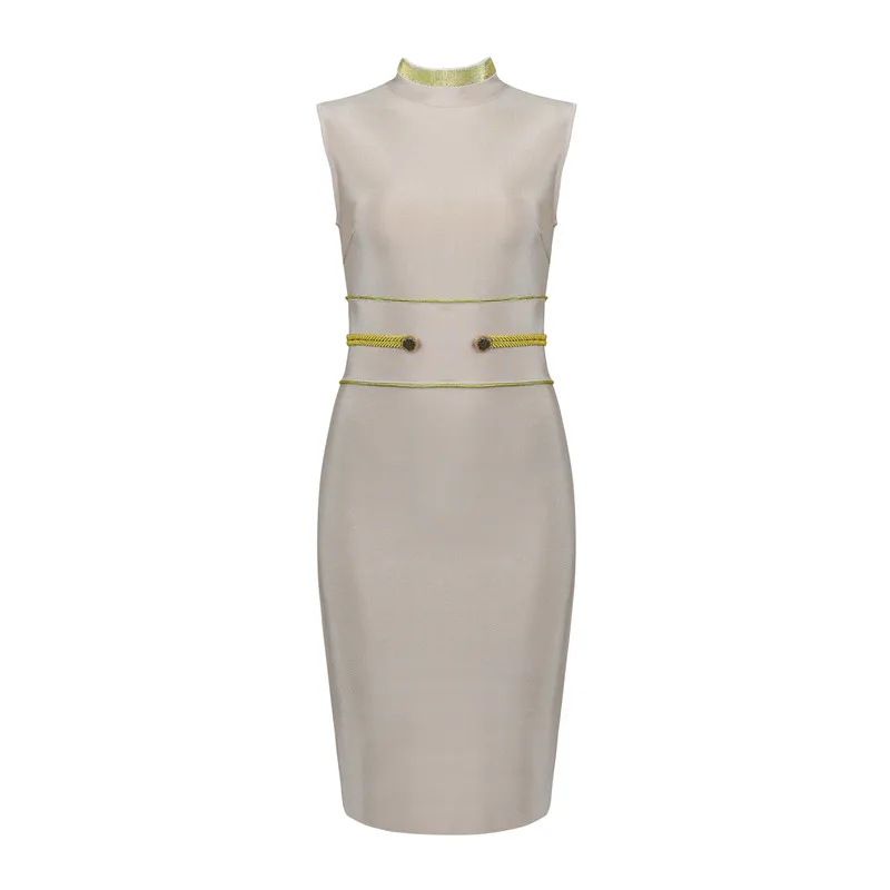 Khaki Sleeveless Button Sexy Women 2019 New Arrival Bodycon Celebrity Bandage Dress Party Club Fashion Elastic Dresses
Khaki Sleeveless Button Sexy Women 2019 New Arrival Bodycon Celebrity Bandage Dress Party Club Fashion Elastic Dresses