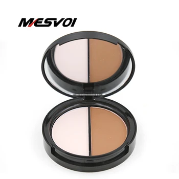 Makeup Face Powder Bronzer Foundation Powder 1 pcs Two-color Highlight Contour Powder Palette Net 13g
Makeup Face Powder Bronzer Foundation Powder 1 pcs Two-color Highlight Contour Powder Palette Net 13g