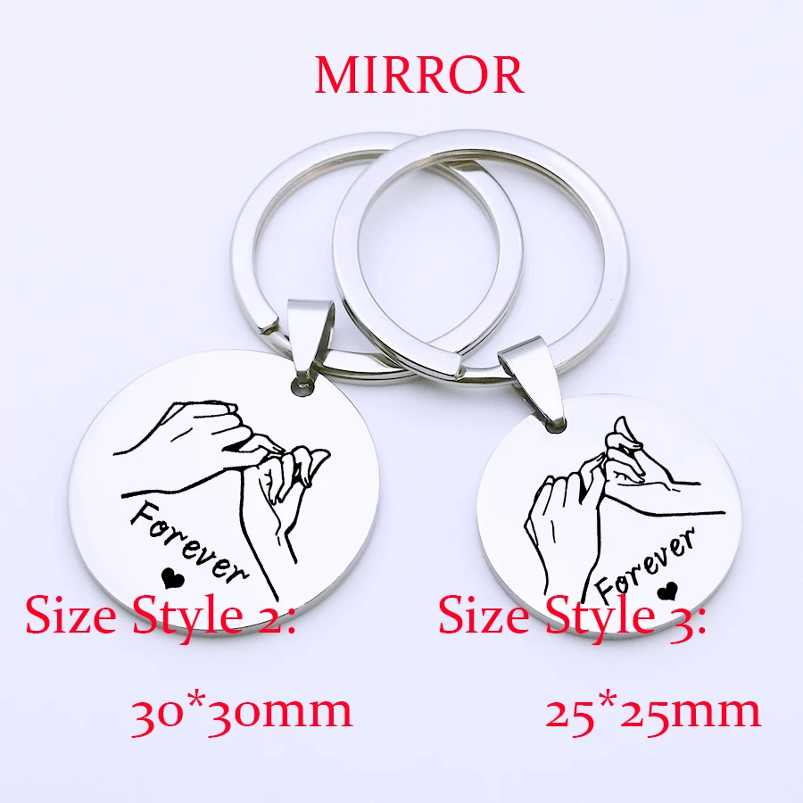 Engraved Pinky Promise Titanium Keyring Couples Boyfriend Girlfriend Husband Anniversary Gift Keychain Women Men Family Key Fob
Engraved Pinky Promise Titanium Keyring Couples Boyfriend Girlfriend Husband Anniversary Gift Keychain Women Men Family Key Fob