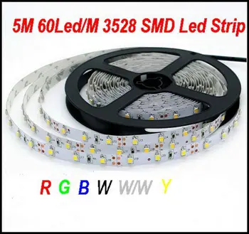 5M 300 LED 3528 SMD 12V flexible light 60 led/m Indoor decoration LED strip tape RGB/white/warm white/blue/green/red/yellow/pink
5M 300 LED 3528 SMD 12V flexible light 60 led/m Indoor decoration LED strip tape RGB/white/warm white/blue/green/red/yellow/pink