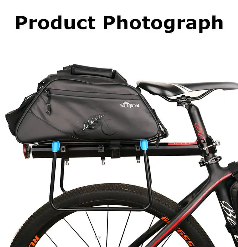 Flash Deal 15L Multifunctional Bicycle Rear Seat Bag Outdoor Trunk Bag Shoulder Package Waterproof Bike Mountain Bike Accessories ciclismo 0