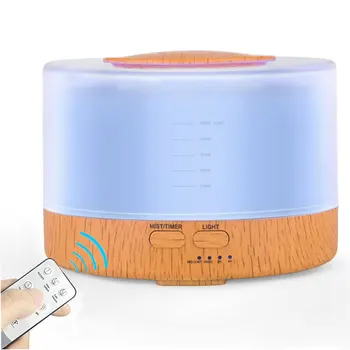 500ml Remote Control Air Humidifier Essential Oil Diffuser Diffuser LED Night Light Auto-Off Mist Humidifier For Home Office
500ml Remote Control Air Humidifier Essential Oil Diffuser Diffuser LED Night Light Auto-Off Mist Humidifier For Home Office