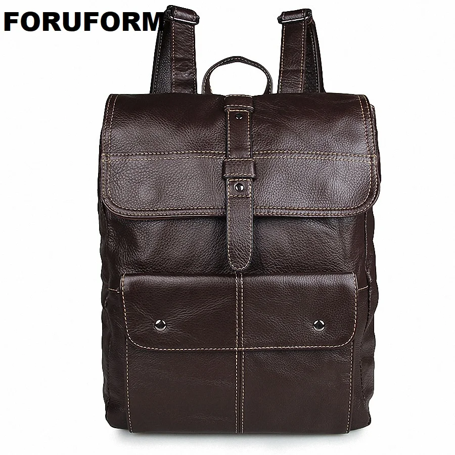 2018 Men Genuine Leather Backpack men's Travel Bag Preppy Style Men 15.6 Inch Laptop School Backpack Casual Rucksack Bag LI-1366
2018 Men Genuine Leather Backpack men's Travel Bag Preppy Style Men 15.6 Inch Laptop School Backpack Casual Rucksack Bag LI-1366
