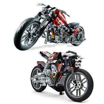 378PCS Technic Motorbike Technik Speed Racing Motorcycle Vehicle Set Compatible with MOC Brick Building Blocks DIY Toys
378PCS Technic Motorbike Technik Speed Racing Motorcycle Vehicle Set Compatible with MOC Brick Building Blocks DIY Toys