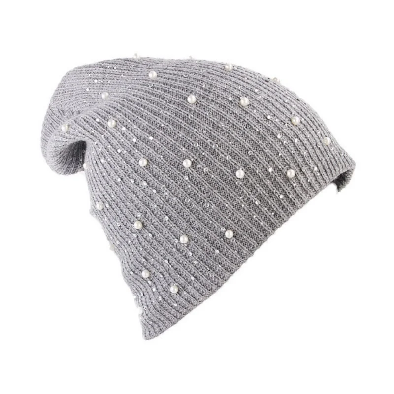 Women Beanies Cap Lady Acrylic Caddice Beading Pearl Rhinestone Decorative Soft Hat Headwear Apparel Accessories 2018
Women Beanies Cap Lady Acrylic Caddice Beading Pearl Rhinestone Decorative Soft Hat Headwear Apparel Accessories 2018