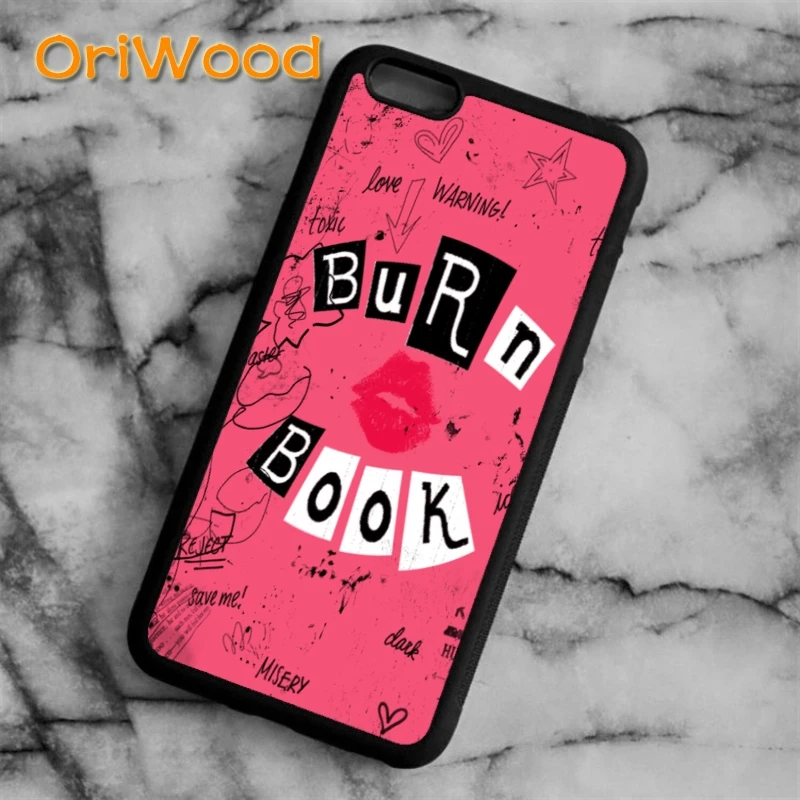 Чехол OriWood Burn Book Mean Girls Kiss для iPhone 6 s 7 8 plus X XR XS 11 12 13 pro max Samsung Galaxy S6 S8 S9 S10 | Мобильные