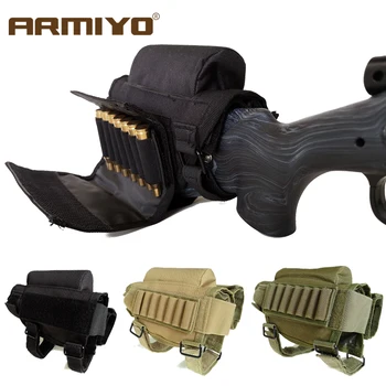 Armiyo Adjustable Outdoor Tactical Butt Stock Rifle Cheek Rest Pouch Bullet Holder Nylon Riser Pad Ammo Cartridges Bag Holster
Armiyo Adjustable Outdoor Tactical Butt Stock Rifle Cheek Rest Pouch Bullet Holder Nylon Riser Pad Ammo Cartridges Bag Holster