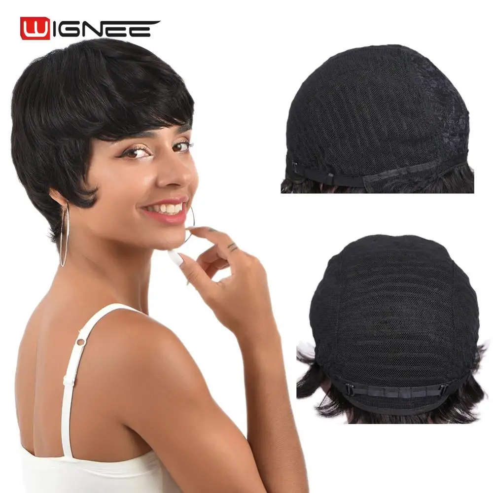 Wignee Short Human Hair Wigs For Women Bob Remy Brazilian Hair 150% High Density Straight Natural Black Hair Glueless Human Wig
Wignee Short Human Hair Wigs For Women Bob Remy Brazilian Hair 150% High Density Straight Natural Black Hair Glueless Human Wig