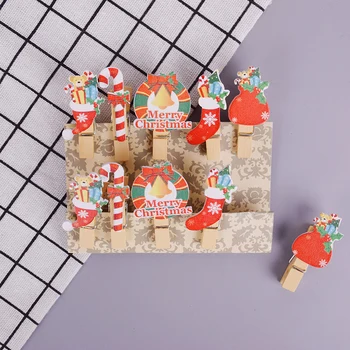 10 pcs/lot Christmas stocking photo clips wooden clip DIY photo wall decoration clip craft pegs with hemp rope
10 pcs/lot Christmas stocking photo clips wooden clip DIY photo wall decoration clip craft pegs with hemp rope