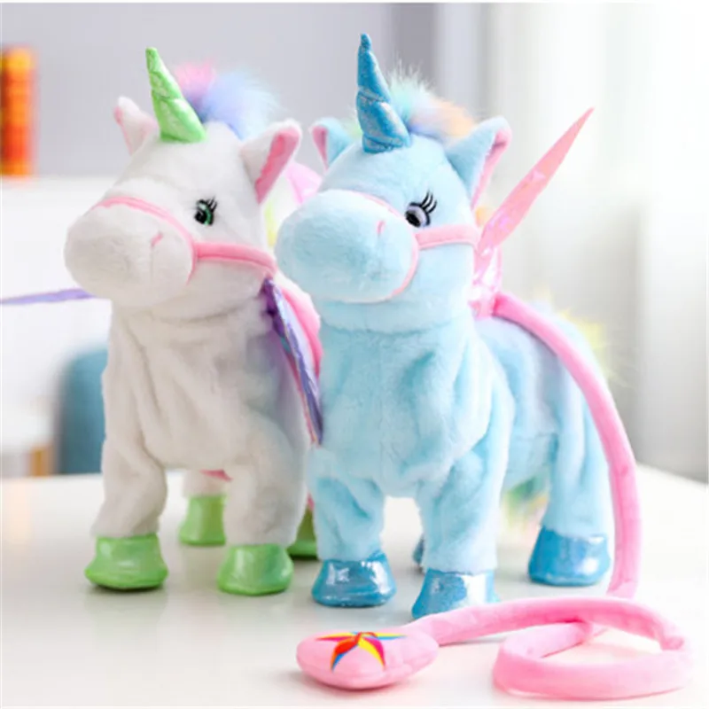 35cm Lovely Electric Walking Unicorn Plush Toy Soft Stuffed Animal Electronic Unicorn Doll Sing the Song for Baby Birthday Gifts
35cm Lovely Electric Walking Unicorn Plush Toy Soft Stuffed Animal Electronic Unicorn Doll Sing the Song for Baby Birthday Gifts