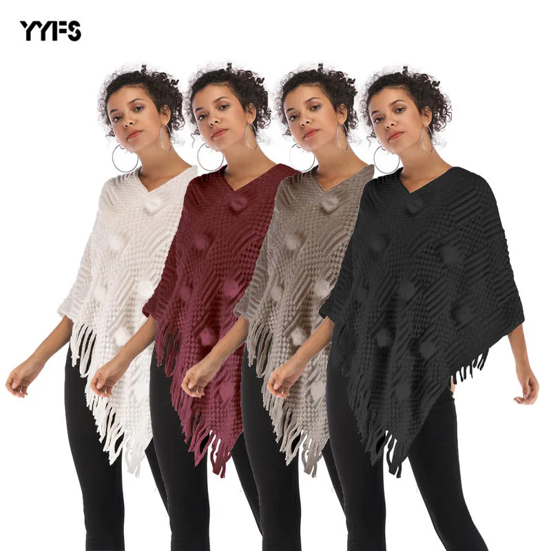 Womens Capes And Ponchoes 2019 Autumn Winter Women Fashion Candy Colors Tassel Pullovers Plus Size Women Knitted Sweater
Womens Capes And Ponchoes 2019 Autumn Winter Women Fashion Candy Colors Tassel Pullovers Plus Size Women Knitted Sweater