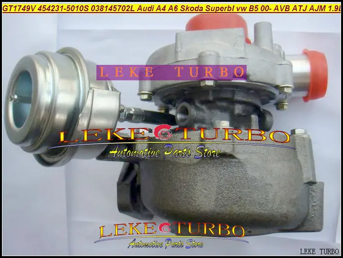 GT1749V 454231-5010S 454231 038145702L Turbo For AUDI A4 A6 1998-05 For Volkswagen VW Passat B5 1997-04 AJM BKE AVB ATJ 1.9L TDi
GT1749V 454231-5010S 454231 038145702L Turbo For AUDI A4 A6 1998-05 For Volkswagen VW Passat B5 1997-04 AJM BKE AVB ATJ 1.9L TDi