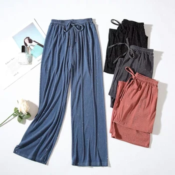 2019 Summer New Autumn Casual Thin Chiffon Wide Leg Pants Female Elastic Waist Leggings Sweet Loose Beach Skirt Pants Women
2019 Summer New Autumn Casual Thin Chiffon Wide Leg Pants Female Elastic Waist Leggings Sweet Loose Beach Skirt Pants Women