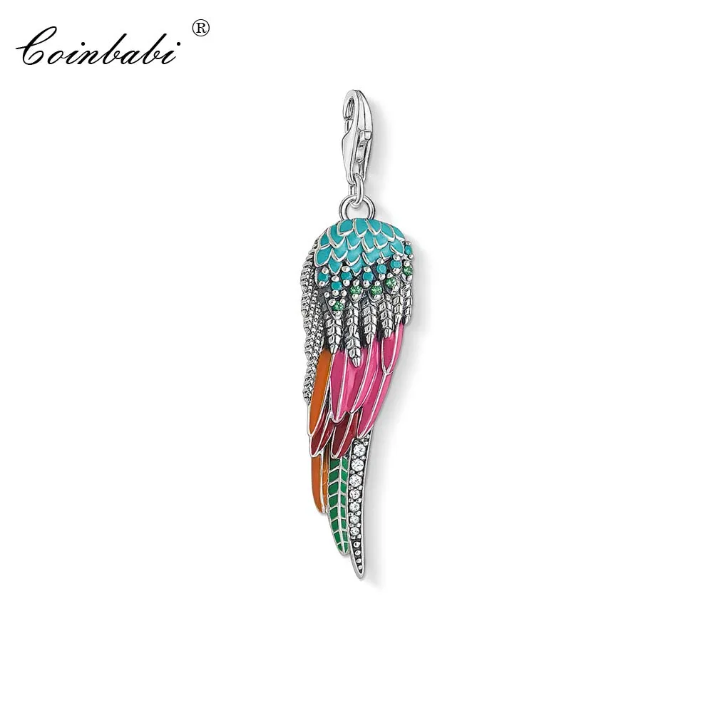 Charm Pendant Parrot Wing,2019 Fashion Jewelry Trendy Style 925 Sterling Silver Gift For Women Girl Fit Bracelet Necklace Choker
Charm Pendant Parrot Wing,2019 Fashion Jewelry Trendy Style 925 Sterling Silver Gift For Women Girl Fit Bracelet Necklace Choker