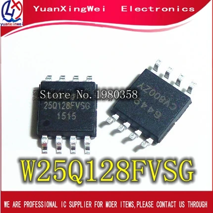 5 шт. W25Q128FVSG SOP8 25Q128FVSG SOP 25Q128 w25q128fvбританская версия W25Q128 новый и оригинальный SMD |