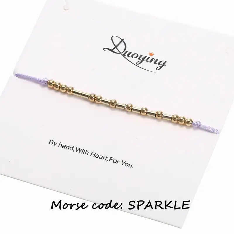 Duoying Morse Code Bracelet Personalized Hidden Message Custom Message Bracelet Gift for Women Gift
Duoying Morse Code Bracelet Personalized Hidden Message Custom Message Bracelet Gift for Women Gift