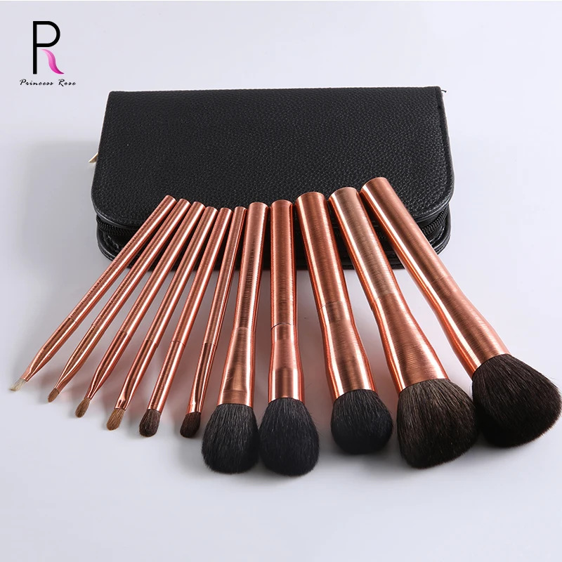 Princess Rose 11 pcs Gold Soft Goat Hair Make Up Brushes Set with PU Bag Professional Beauty Cosmetic Tools Drop Shipping
Princess Rose 11 pcs Gold Soft Goat Hair Make Up Brushes Set with PU Bag Professional Beauty Cosmetic Tools Drop Shipping