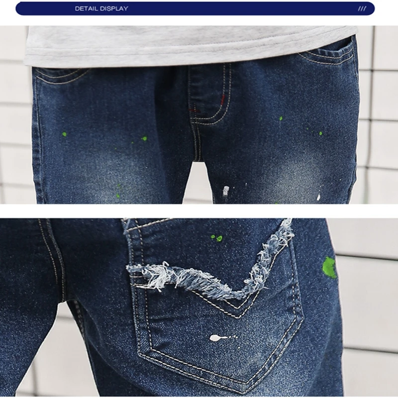 Baby Boys and childrens jeans shorts Pants clothes In the summer Stylish and simple Pure color kids jeans Clothing lrzlyx (2)